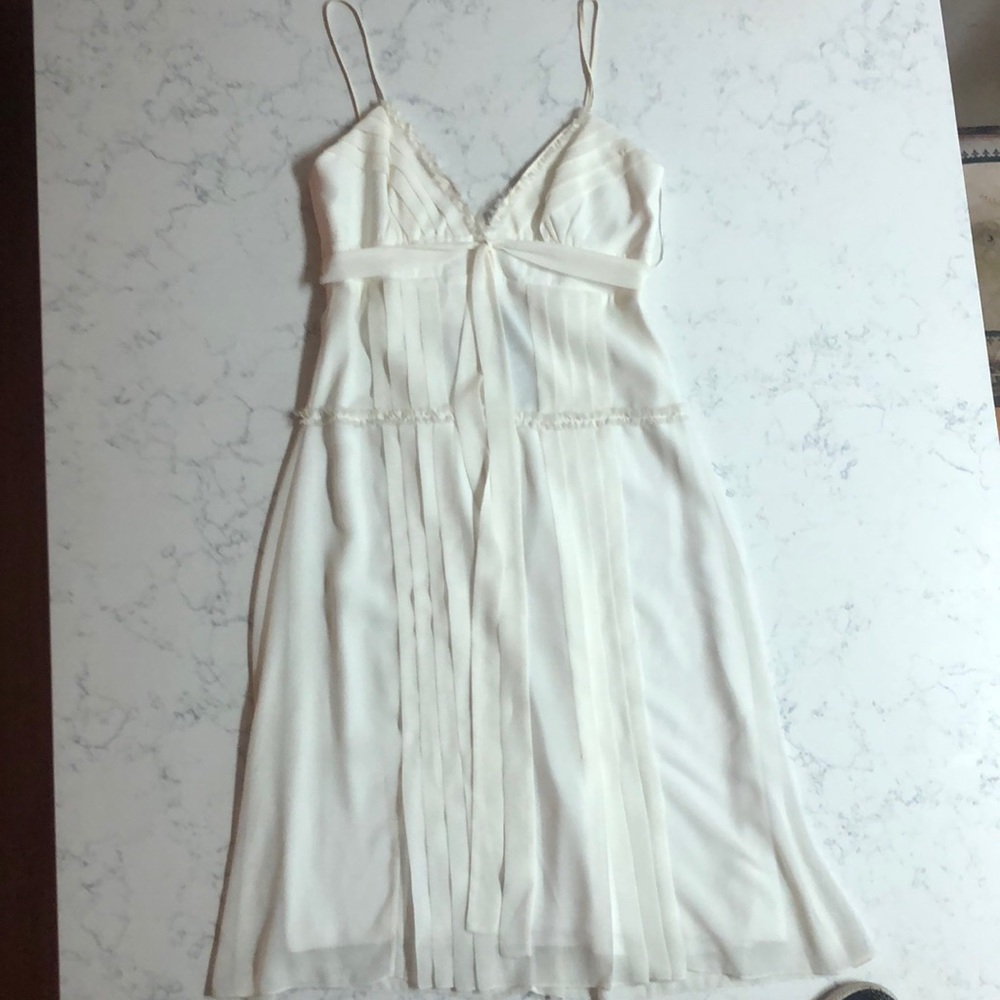 ABS cream dress